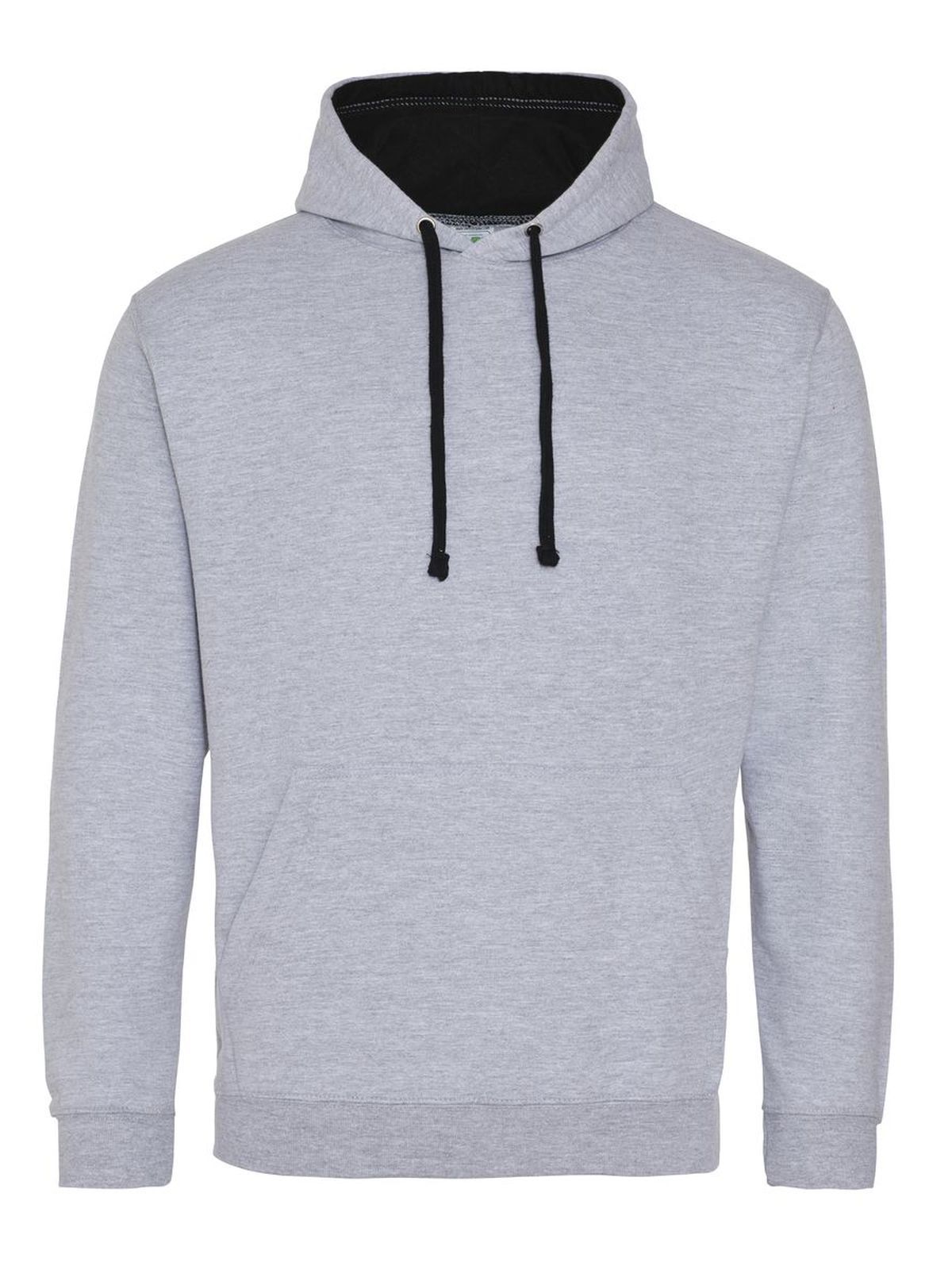 heather grey-jet black